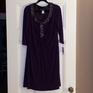 Embellished Cocktail dress Alex Evenings NWT